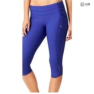Athleta Dobby Be Free Knicker Capri leggings Size XS